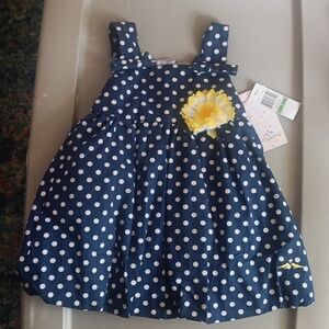 Lilybird polka dot dress with full skirt